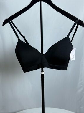 Auden Black Seamless Wireless Bra